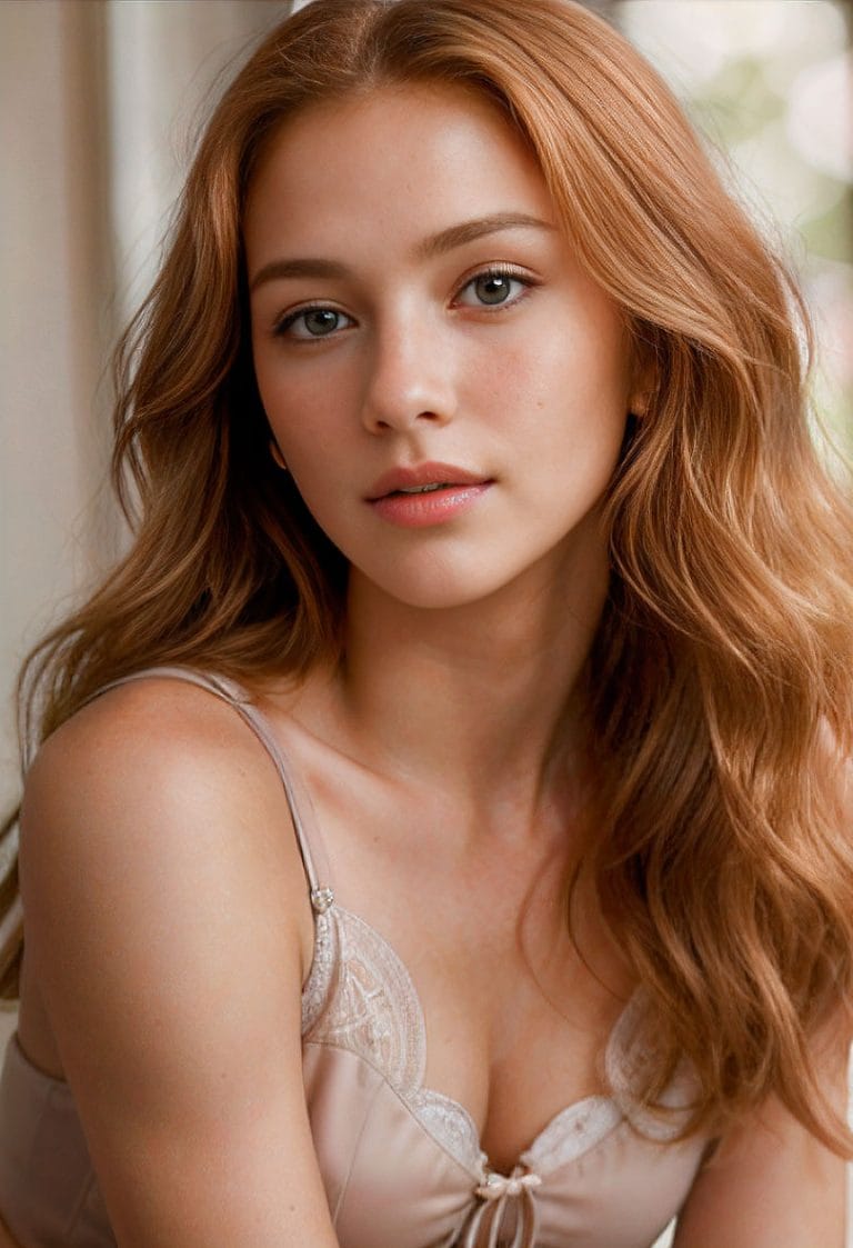 Retrato de mujer con inteligencia artificial